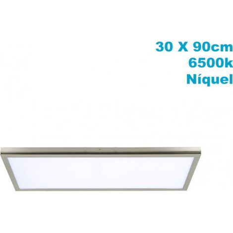 Panel superf. 72w 6500k tivoli niquel 2,5x30x90 cm 6120 lm (1/3)