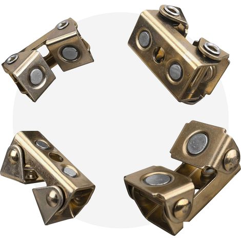 Support magnétique en acier inoxydable en forme de V pour outils et équipements rangement d atelier (1/5)