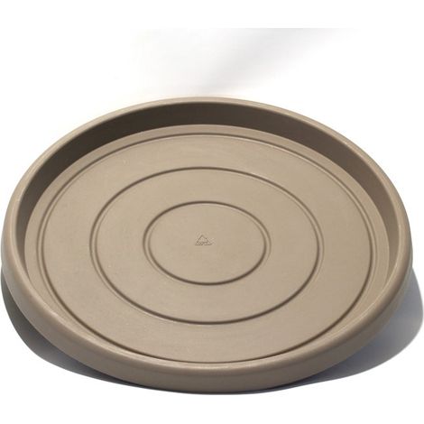 Sottovaso Circolare in Resina 58 cm. Tortora