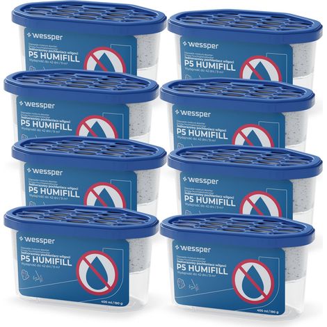 absorbeur d'humidité, jetable 400 ml, inodore - 8 pièce (1/5)