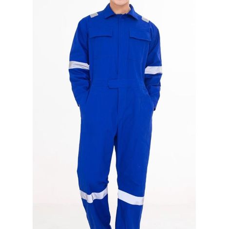 Combinaison réfléchissante homme et femme - bleue L
