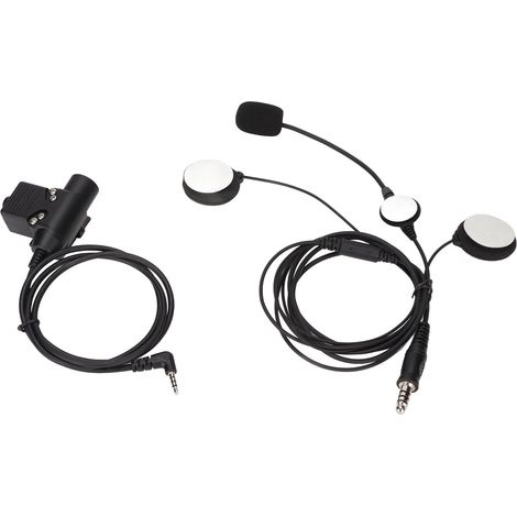 Casque audio militaire universel bilatéral 7,1 mm pour moto, compatible avec les talkies-walkies Xiaomi 1S/2S