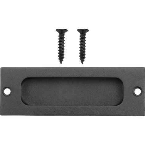 e de porte coulissante de style grange en acier inoxydable (1/5)