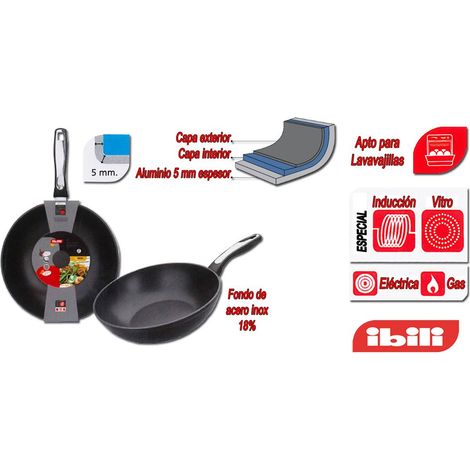 Padella Ibili Induplus Wok 28 cm