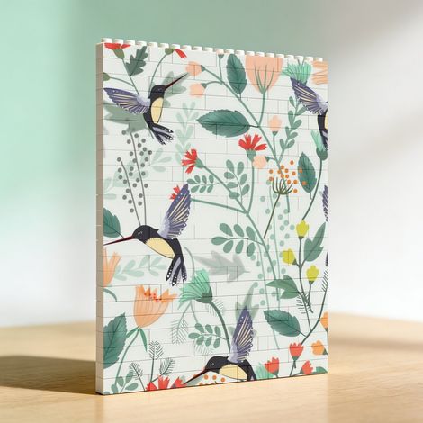 Décoration unique pour la maison : souvenir sur mesure en blocs pour les familles (1/5)