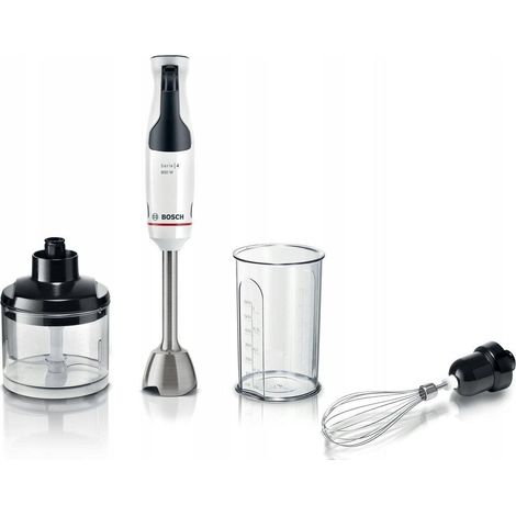 Bosch MSM4W421 ErgoMaster frullatore a immersione bianco inox