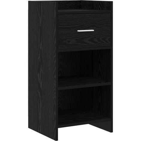 Sideboard Schwarze Eiche 40 x 36 x 80 cm Holzwerkstoff vidaXL (1/5)