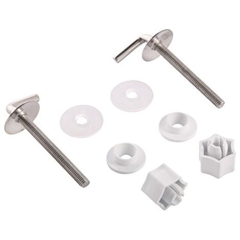 Sedile Del Water Di Fissaggio Set I I I Cerniere In Acciaio Inox - Metallo Plastica I, 8 65061 (1/3)