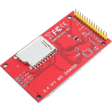 2,4 Zoll 240x320 SPI TFT LCD-Seriellportmodul ILI9341 Treiber mit Leiterplatte (1/5)