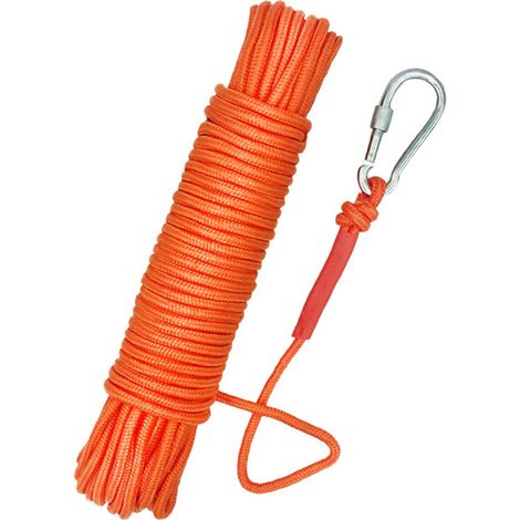 10m corde aimant pêche lourd nylon haute résistance avec mousqueton (1/5)