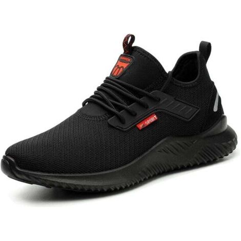 Chaussures de sécurité Chaussures De Sécurité Homme Femme Legere Baskets De Sécurité Chaussure De Travail Embout Protection Acier Chaussure De Chantier Antidérapantes Taille 43 Eu (1/5)