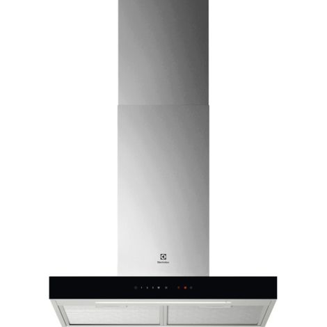 Electrolux LFT826X Montée au mur Noir, Acier inoxydable A 600 m³/h