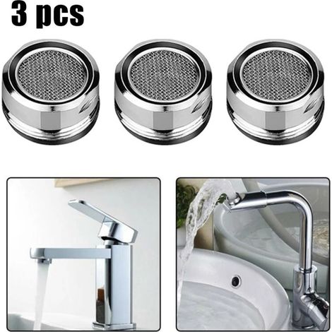 Aérateur pour robinet de lavabo, filtre pour robinet de cuisine, aérateur à bec de robinet lesté en cuivre (1/5)