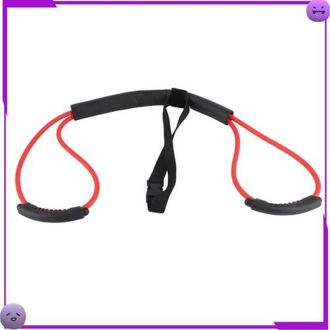 Fafeicy Bande de résistance Resistance Band Arm Back Strength Training Stretch Band With parapharmacie orthese Bleu 25LB Rouge 20LB (1/5)