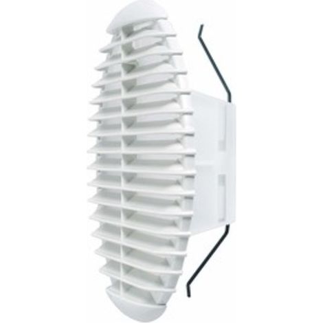 GRIGLIA AERAZIONE PLAST C/MOLLE+ZANZ D 125/160
