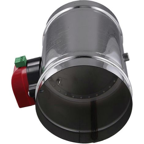 Clapet anti-retour électrique en acier inoxydable 125 mm, actionneur AC220V, couleur argent (1/5)