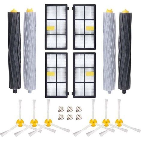 Accessoires Remplaçant kit iRobot Roomba 800 900 Série 800 850 860 865 866 870 871 872 875 876 880 886 890 891 895 896 897 900 950 960 965 966 967 969 970 971 974 975 976 980 981 989 996 (1/4)
