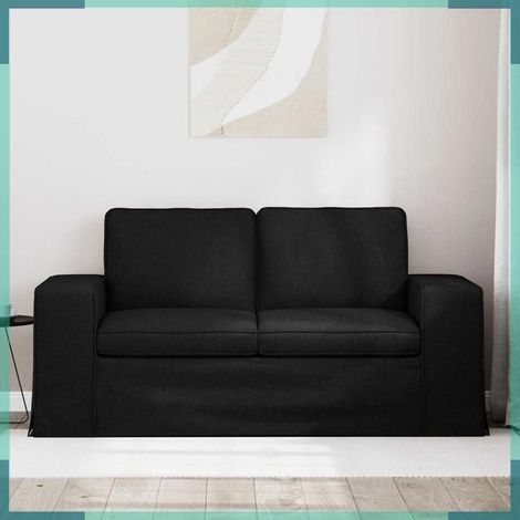 Canapé - 42024385 - Noir - Tissu - 162 x 80 x 82 cm (1/5)
