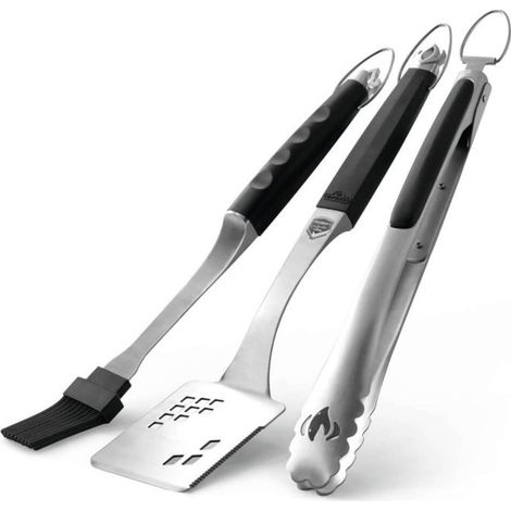 set attrezzi per barbecue napoleon "executive" 3 pezzi