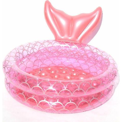 (sirne Rose 150cm) Anneau De Natation Gonflable Pour Enfants, Boule Ocanique, Tapis De Piscine Gonflable