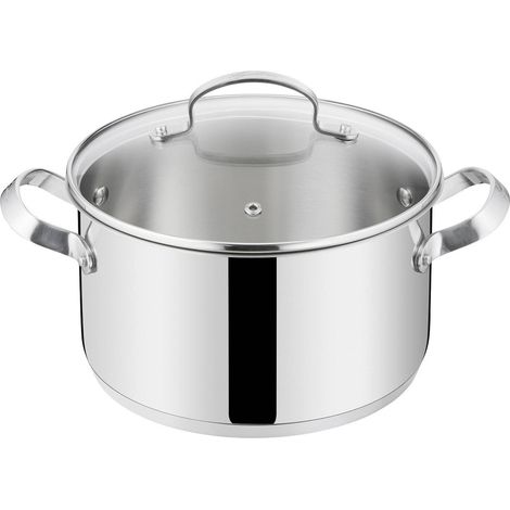 Lagostina Icona casseruola fonda con coperchio acciaio inox 18cm