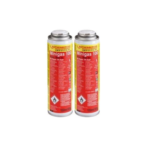 ROTHENBERGER  Industrial  2x  Minigas  100  150  ml  -  1500003890