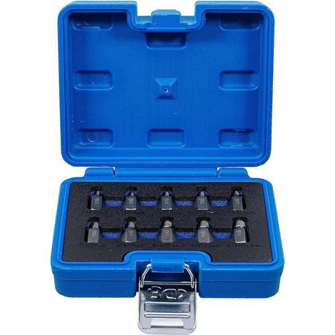 Jeu d Extracteurs de Vis 10 pcs - Acier Résistant - Dévissage Facile et Rapide, Pro - D-Work (1/5)