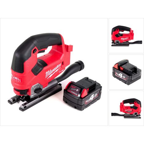 Milwaukee M18 FJS-401 Sierra de calar 18V sin escobillas + 1x batería 4,0Ah - sin cargador (1/5)