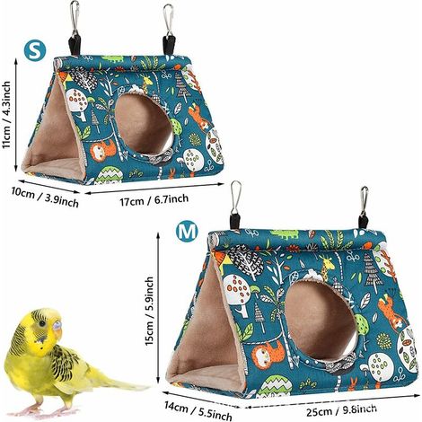 Tenda sospesa per uccelli - per nido, gabbia, piccolo giocattolo per animali domestici, pappagallo, amaca, pappagallino ondulato, maina, piccione, posatoio, posatoio, posatoio, posatoio, inseparabile 