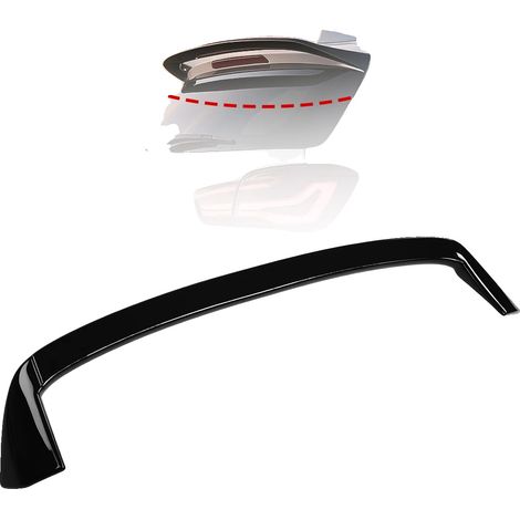 Spoiler trasero de techo, material ABS de primera calidad, diseño aerodinámico, compatible con modelos 2012-2019, revestimiento resistente a los rayos UV, fácil instalación. (1/5)