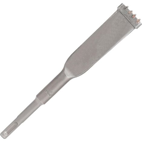 Burin de démontage de briques, peigne pour carrelage, béton, pierre d'angle, lame plate traitée thermiquement au carbure, pour le retrait de briques (1/5)
