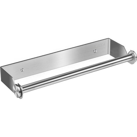 Soporte Para Rollos De Cocina - Acero Inoxidable 304 - Resistente A La Humedad Y A La Corrosión - Para Cocina Baño Y Armario - 28 Cm - Incluye Kit De Montaje (1/5)