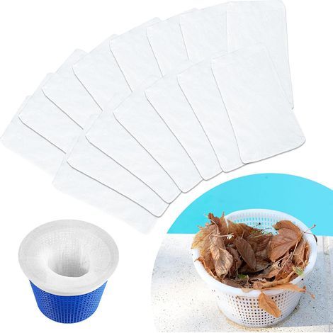 Lot de 15 chaussettes de piscine pour piscines à mailles fines et filtres de spa,réutilisables en maille ultra-fine pour les piscines au sol et hors sol (1/5)
