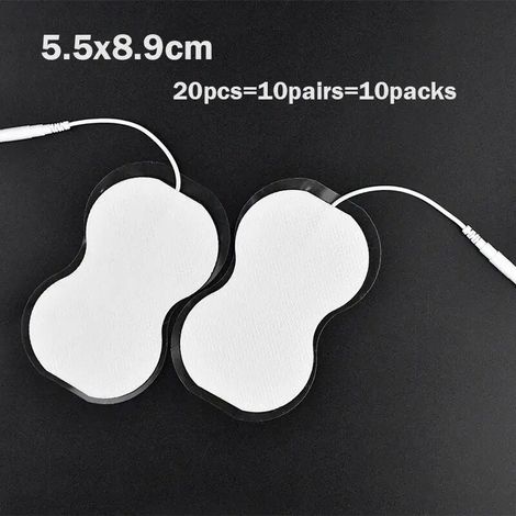 100/50/30/20 électrodes TENS/EMS, patchs de gel pour électrodes autocollantes, appareil de massage et de physiothérapie, stimulateur nerveux et musculaire 00483-AquaForge