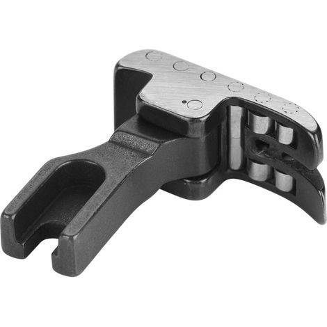 Prensatelas de rodillo de acero negro R141 para máquinas de coser industriales, 12 rodamientos.