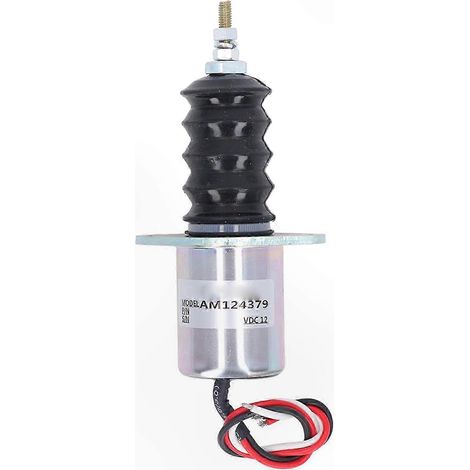 Motorstopp-Magnetventil aus Edelstahl, Absperrventil kompatibel mit Kompakttraktoren F915, F925, 425, 445, 755, 856 (1/5)