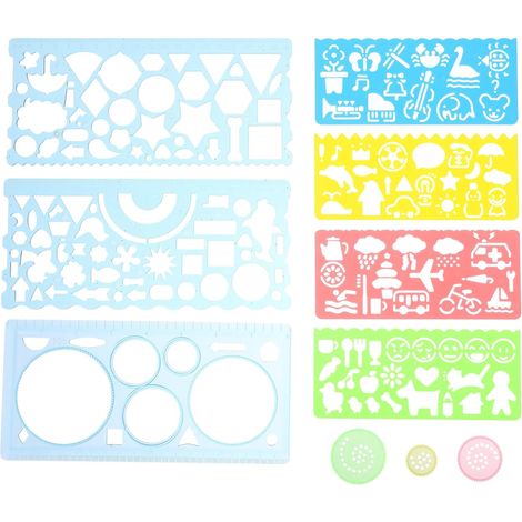 Règles à dessiner et outils de peinture légers en polypropylène (1/5)