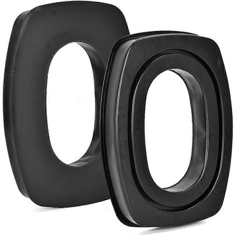 2 coussinets d'oreillettes de rechange en cuir pour casque antibruit Howard Leight by Honeywell Impact (1/5)
