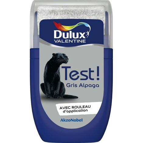 Testeur couleur Gris Alpaga 30 mL - Peinture Dulux Valentine