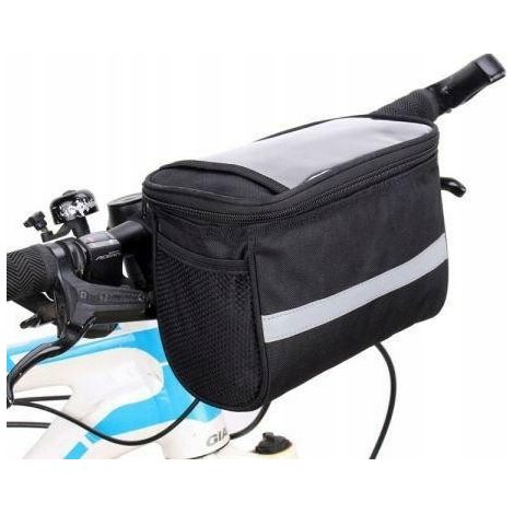 Bolsa para bicicleta, bolsa para manillar, funda impermeable para teléfono, navegación (1/4)