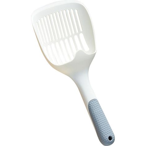 Pelle à litière en plastique pour chat, manche Long, grille creuse, pelle pour chaton, fournitures pour animaux de compagnie (1/5)