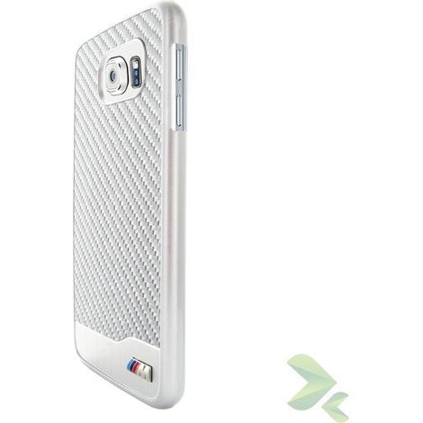 BMW M Edition Hartschalenkoffer aus Carbon und Aluminium - Samsung Galaxy S6 Hülle (Silber) (1/5)