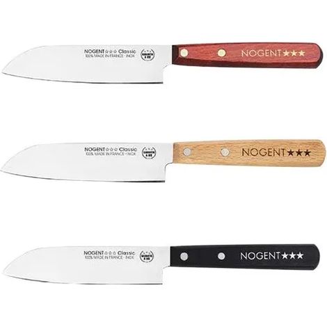 NOGENT COUTEAU SANTOKU CLASSIC BOIS LAME 11CM LISS 2950B