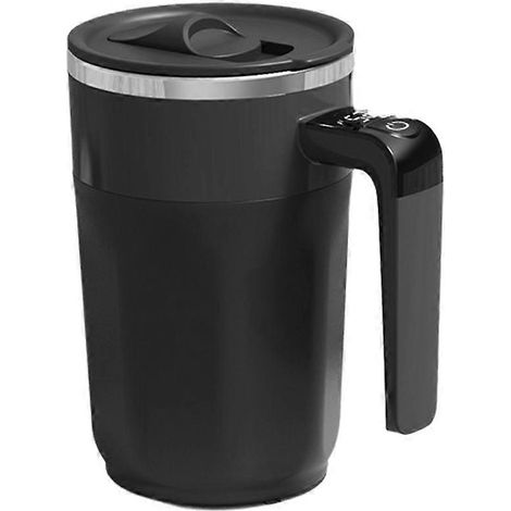 Intelligenter 400-ml-Kaffeebecher mit LED-Temperaturanzeige, hergestellt aus Edelstahl 316 und mit einem Magneten zum Umrühren des Kaffees. (1/5)