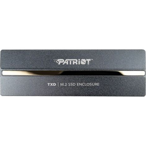 Carcasa externa para SSD Patriot TXD USB 3.2 M.2 Gen2 NVMe, gris (1/5)