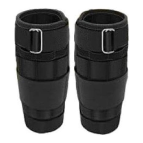 Lot de 2 poids cheville/poignet, 1Kg-3Kg réglables, noir, idéal musculation et rééducation (1/5)