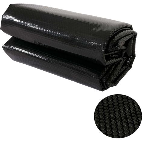 Bâche de piscine thermique Bâche solaire bâche solaire, épaisseur : 200 µm - ronde 3,66m noir