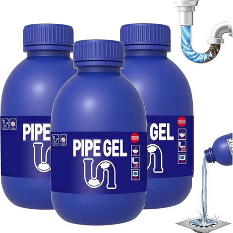 Lanoxie Déboucheur Pro, Lanoxie Deboucheur evier Canalisation, Nettoyant Puissant Canalisation, Agent De Dragage De Canalisations, Déboucheur WC, Sink Drain Cleaner Pour Canalisations (3)