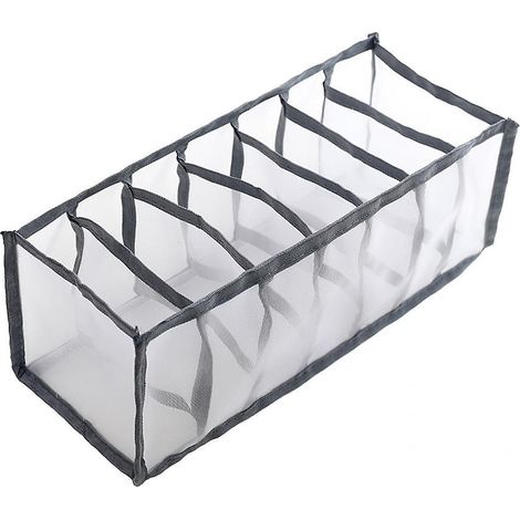 Faltbarer Unterwäsche-Organizer, Schubladen-Aufbewahrungsbox für Höschen und BHs, Rosa, 7 Griffe (1/5)