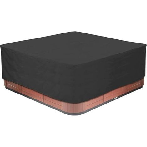 Protective cover for spa 218 x 218 cm – Waterproof 210D Oxford fabric – Dustproof and UV resistant – With storage bag (1/5)